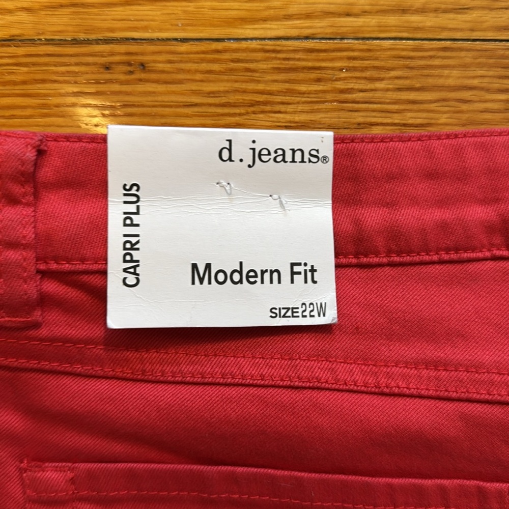 D. Jeans capri plus Modern Fit Capris - Picture 6 of 7